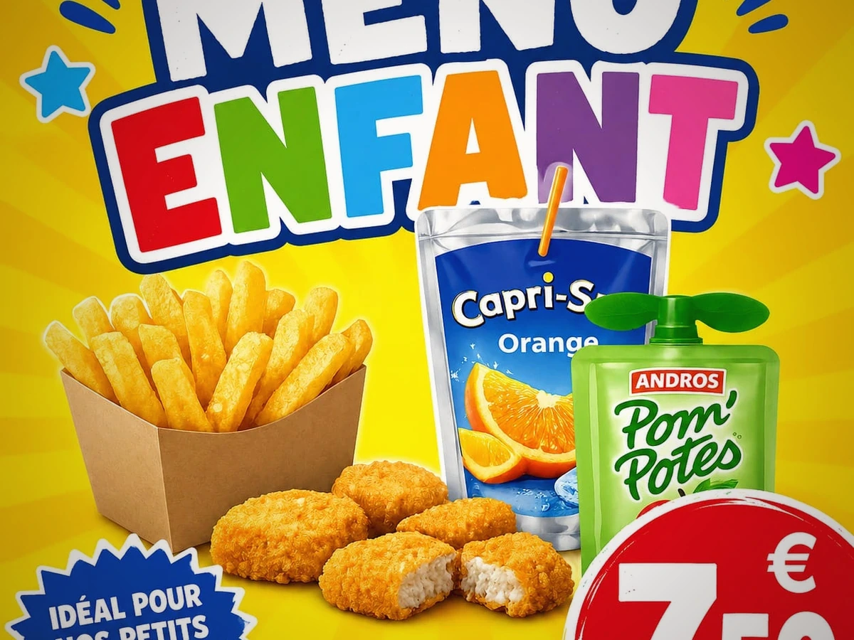 Menu Enfants de la carte LE 55 à Suresnes