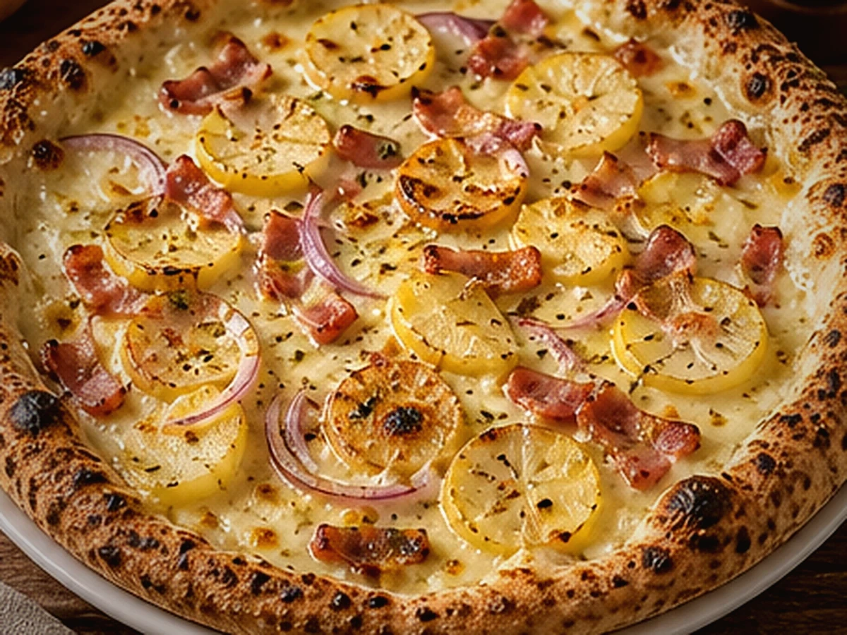 Pizzas crème fraîche de la carte LE 55 à Suresnes